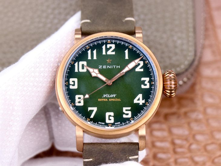 真力時青銅大飛仿錶價格 sv真力時飛行員29.2430.679/63.I001 1比1復刻￥3480-高仿錶