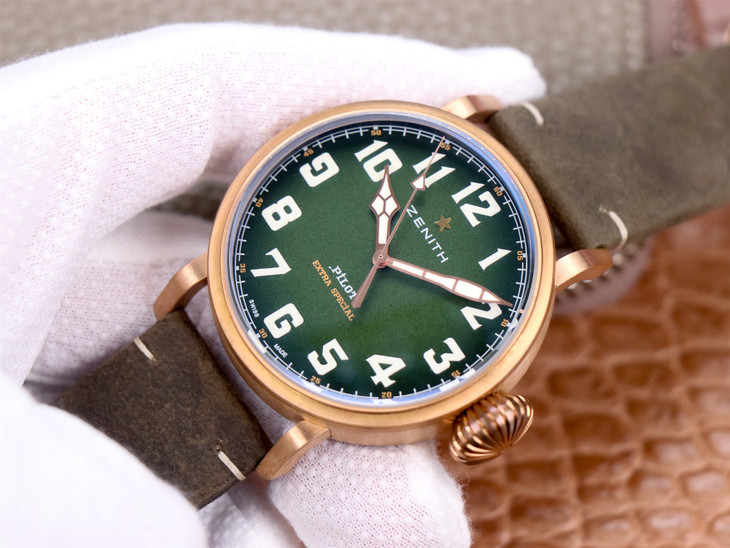 真力時青銅大飛仿錶價格 sv真力時飛行員29.2430.679/63.I001 1比1復刻￥3480-高仿錶