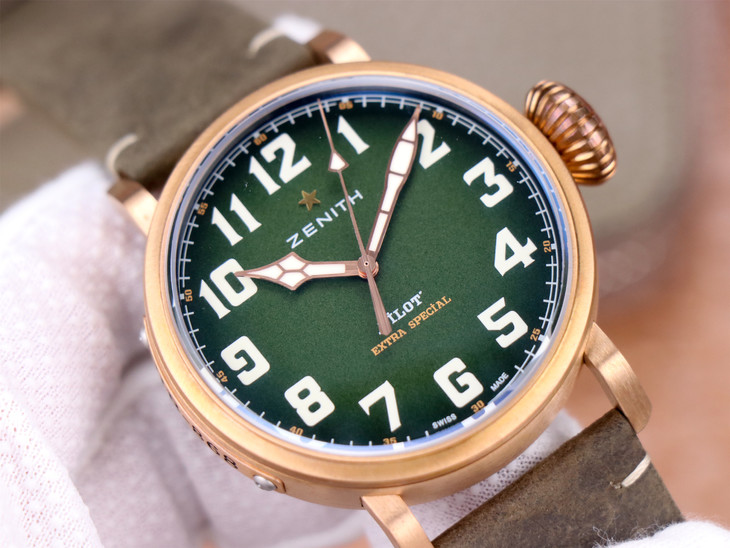 真力時青銅大飛仿錶價格 sv真力時飛行員29.2430.679/63.I001 1比1復刻￥3480-高仿錶