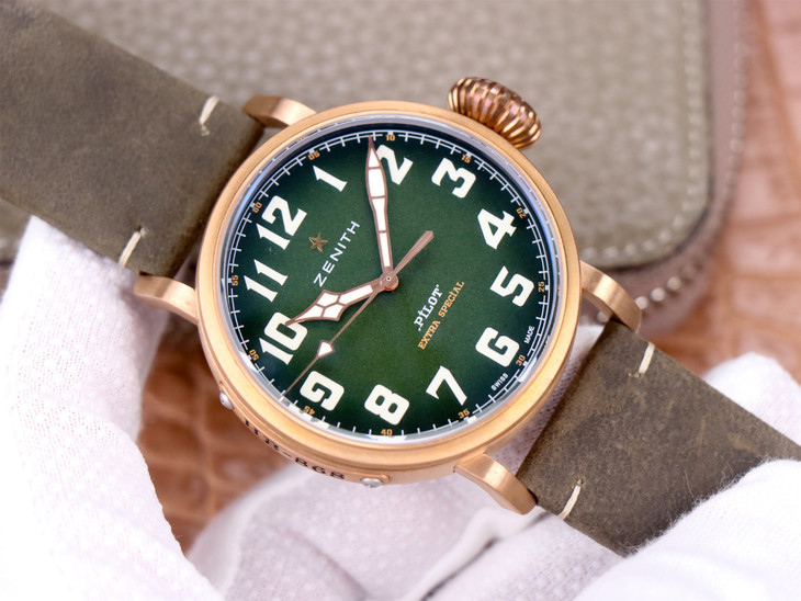 真力時青銅大飛仿錶價格 sv真力時飛行員29.2430.679/63.I001 1比1復刻￥3480-高仿錶