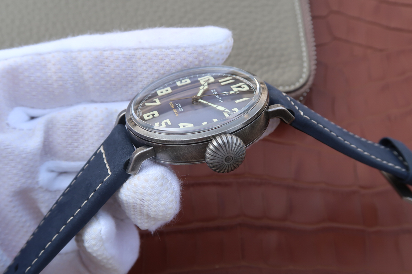 高仿真力時飛行員手錶 XF真力時飛行員11.1942.679/53.C808復古大飛￥3180-高仿錶