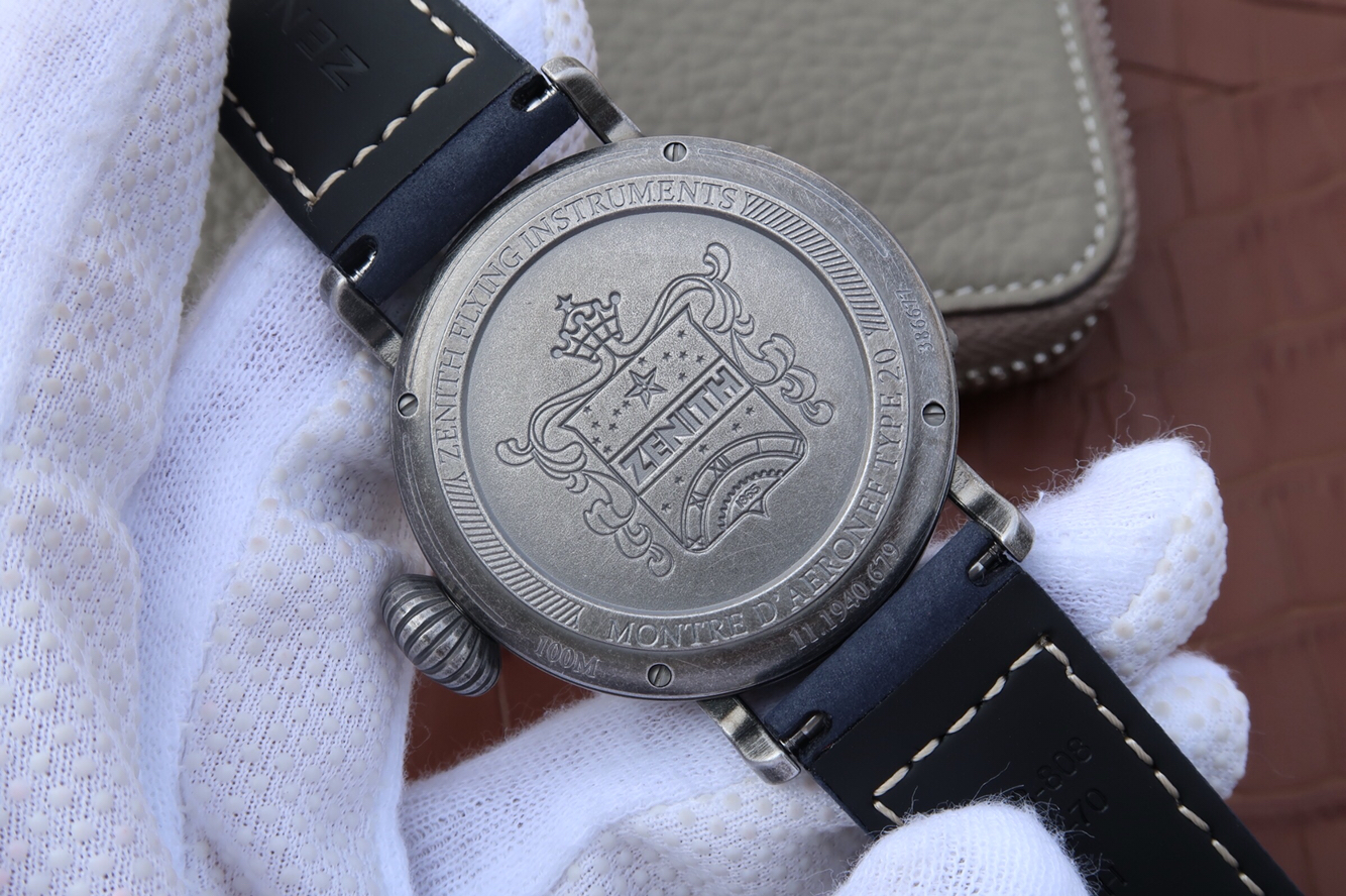 高仿真力時飛行員手錶 XF真力時飛行員11.1942.679/53.C808復古大飛￥3180-高仿錶