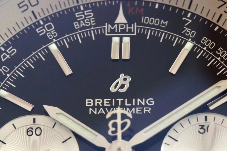 百年靈航空計時1比1高仿男錶 gf百年靈航空計時1繫列 AB0121211B1A1 黑盤￥3980-高仿錶