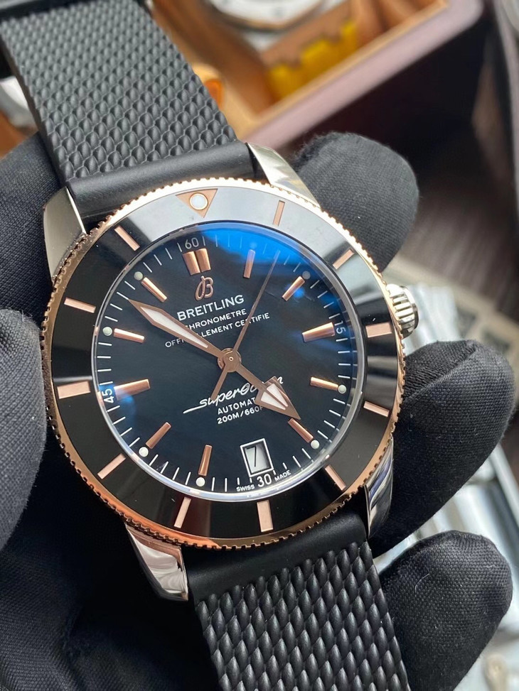 1比1高仿百年靈男士手錶多少錢 gf百年靈超級海洋文化二代42 UB2010161C1S1￥3480-高仿錶