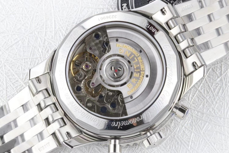 1比1高仿百年靈航空計時手錶 gf百年靈航空計時1繫列 AB0310211G1A1 白盤￥3680 -高仿錶