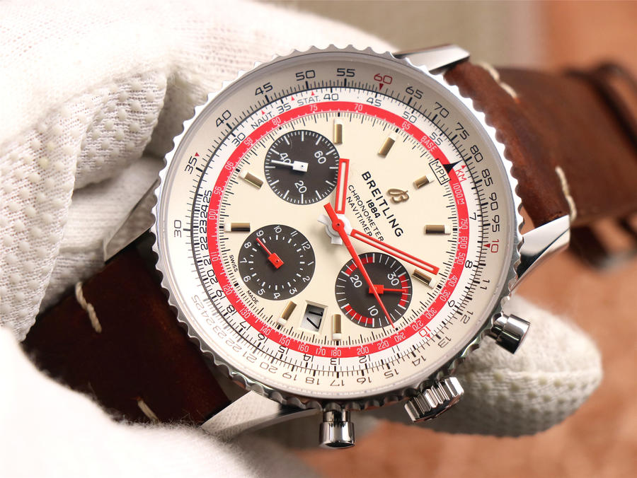 百年靈復刻手錶錶那個廠好 V9廠百年靈航空計時1繫列B01航空特別版手錶￥3980-高仿錶