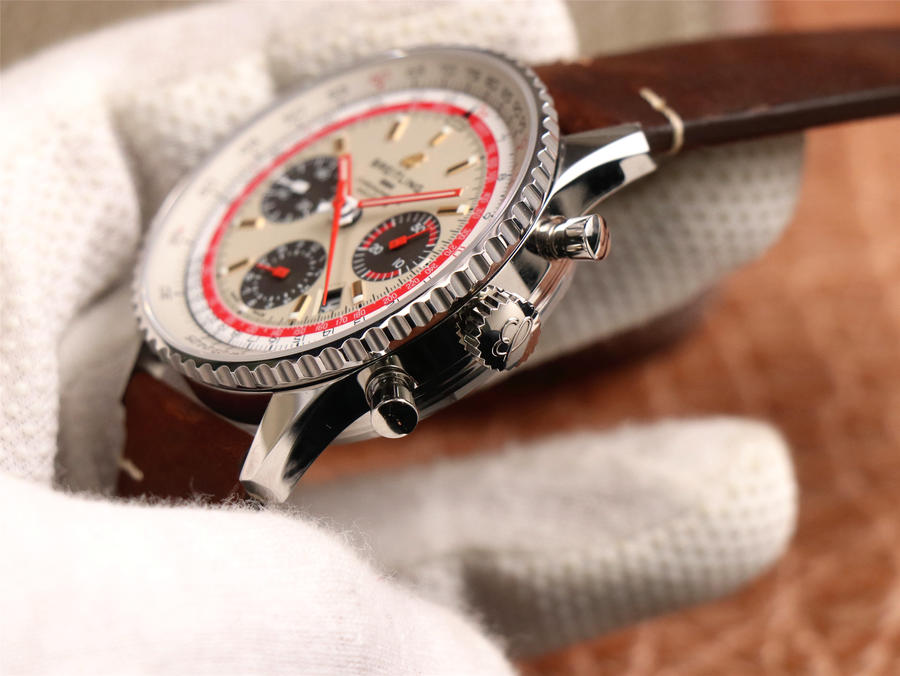 百年靈復刻手錶錶那個廠好 V9廠百年靈航空計時1繫列B01航空特別版手錶￥3980-高仿錶