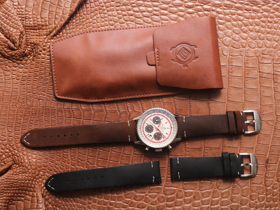 百年靈復刻手錶錶那個廠好 V9廠百年靈航空計時1繫列B01航空特別版手錶￥3980-高仿錶