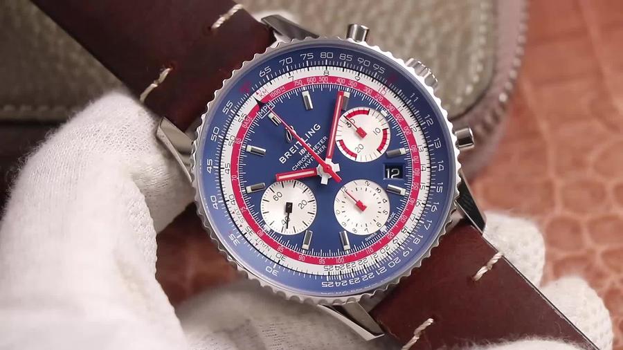 百年靈復刻手錶錶V9廠的好麽 V9廠百年靈航空計時1繫列B01航空特別版手錶￥3980-高仿錶