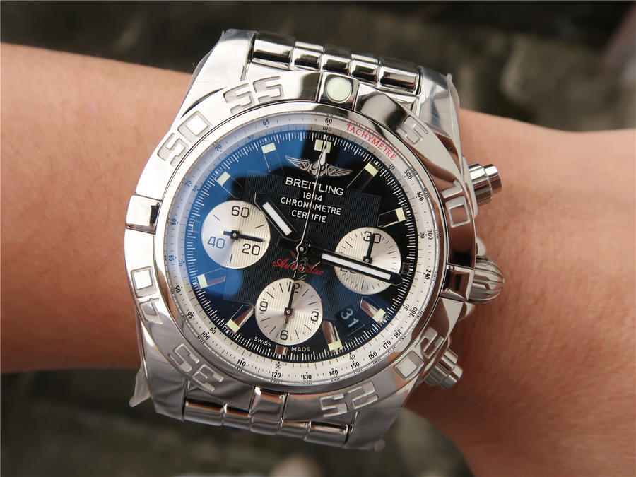 百年靈航空計時復刻手錶 GF百年靈機械計時AB011012/B967/37￥3980-高仿錶