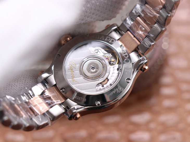 蕭邦快樂鉆1比1高仿女錶價格 YF蕭邦278573-6002￥3380-高仿錶