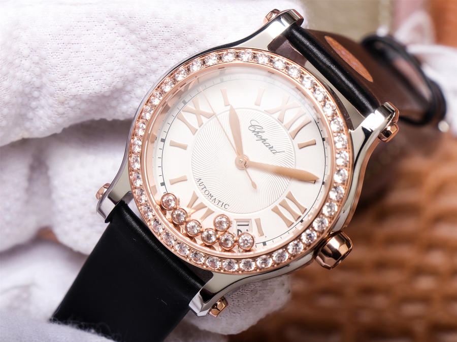 蕭邦5鉆哪個廠手錶高仿好YF yf廠手錶蕭邦快樂鉆石278559-6003￥3480-高仿錶