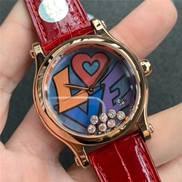 蕭邦1比1復刻錶大概多少錢 YF蕭邦五彩繽紛繫列 278559-3020￥3180-高仿錶