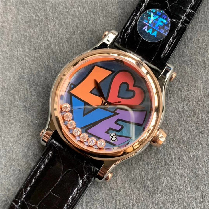 蕭邦1比1復刻錶大概多少錢 YF蕭邦五彩繽紛繫列 278559-3020￥3180-高仿錶