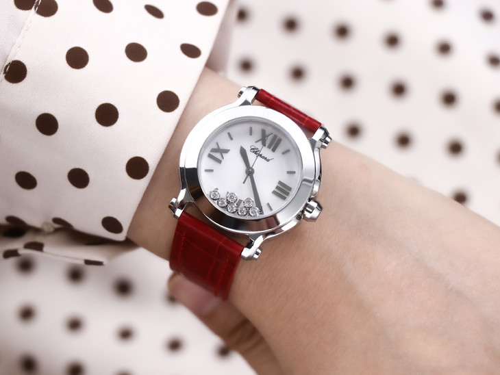 蕭邦手錶仿貨 YF蕭邦快樂鉆繫列278492女錶￥3480-高仿錶