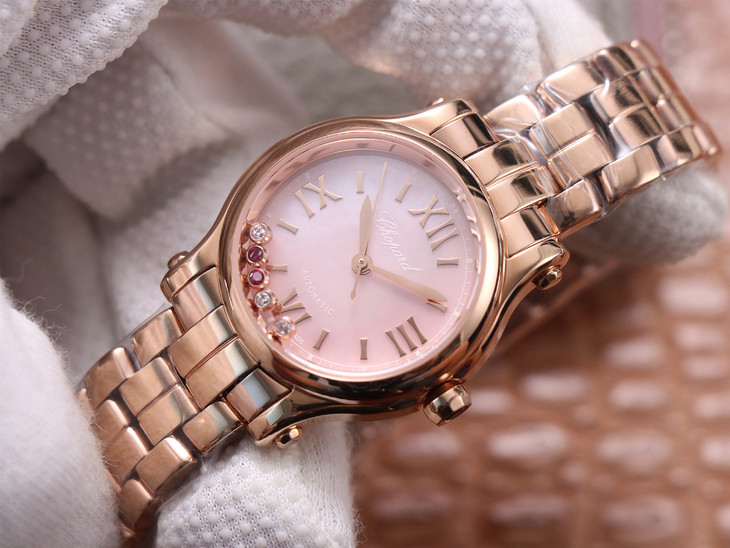 1比1精仿蕭邦快樂鉆女士手錶價格 YF蕭邦278573￥3480-高仿錶