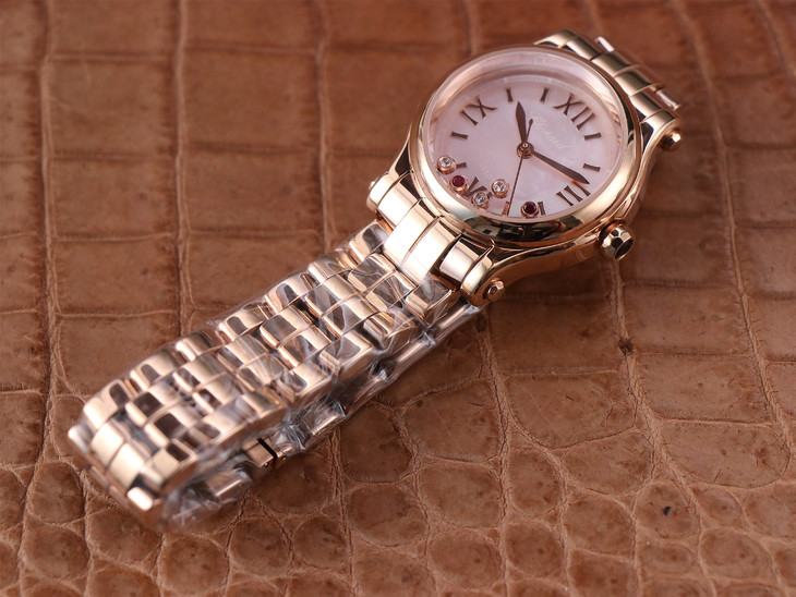 1比1精仿蕭邦快樂鉆女士手錶價格 YF蕭邦278573￥3480-高仿錶