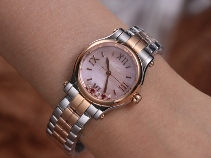 1比1高仿蕭邦快樂鉆女錶什麽價格 YF蕭邦278573￥3480-高仿錶