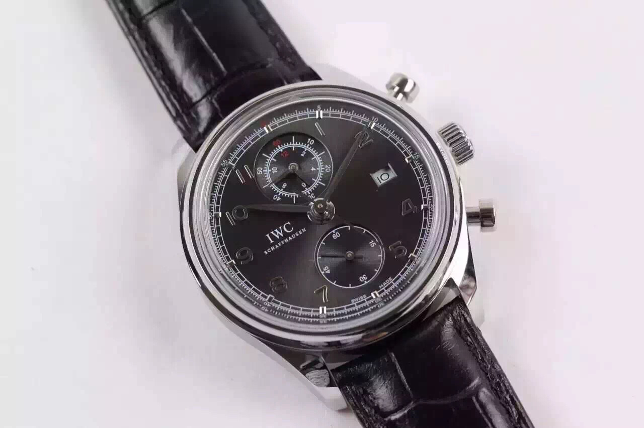 高仿萬國葡萄牙繫列手錶 YL廠萬國IW390404 灰面￥3480-高仿錶