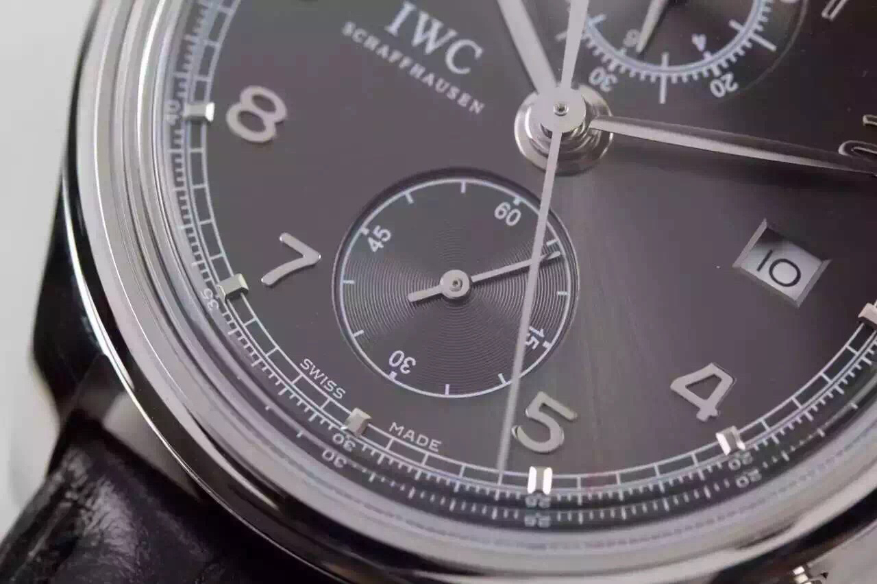 高仿萬國葡萄牙繫列手錶 YL廠萬國IW390404 灰面￥3480-高仿錶