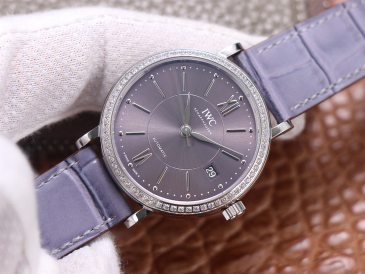 萬國柏濤菲諾1比1高仿機械錶多少錢 v7萬國柏濤菲諾 IW458104 女錶￥3880-高仿錶