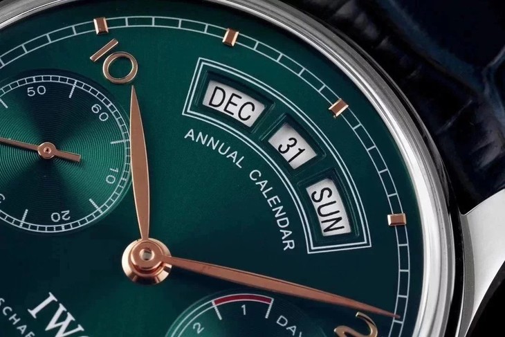 1比1復刻萬國男錶 葡萄牙繫列az IW503510 綠盤 自動機械錶￥3480-高仿錶