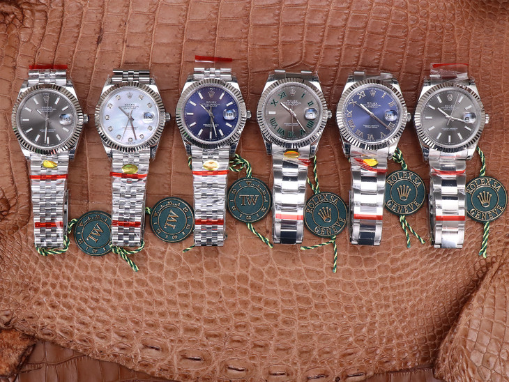 1比1高仿勞力士日誌男錶 tw勞力士日誌 126334 灰盤綠色字面￥3480-高仿錶