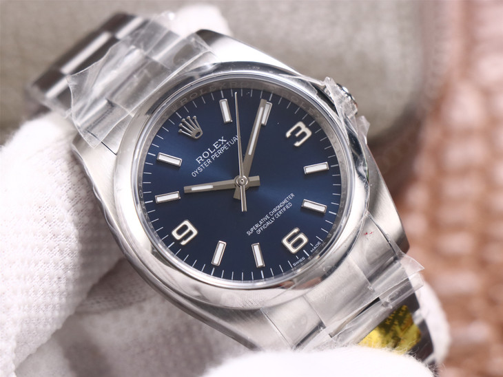 一比一高仿勞力士蠔式恆動錶 KRF廠勞力士蠔式恆動116000 藍盤￥3480-高仿錶
