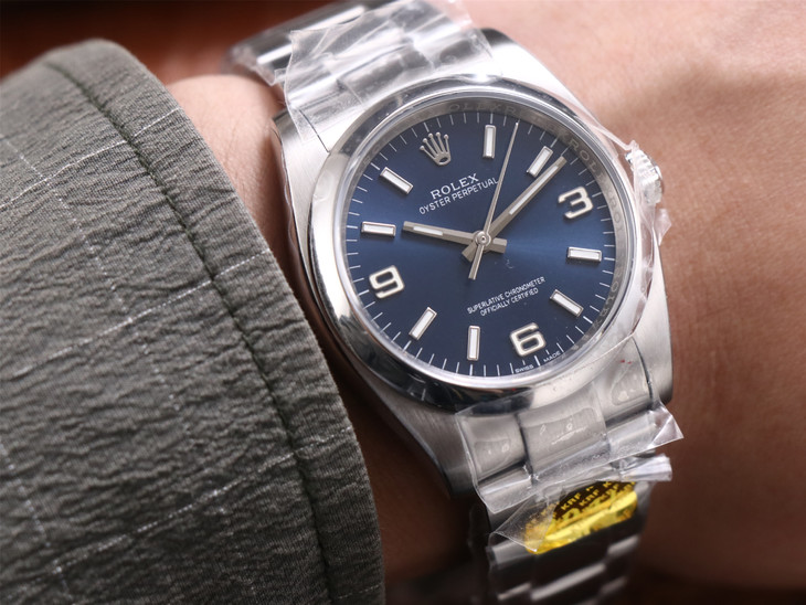 一比一高仿勞力士蠔式恆動錶 KRF廠勞力士蠔式恆動116000 藍盤￥3480-高仿錶