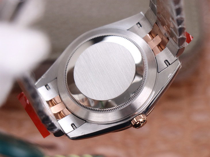 勞力士日誌41mm 1比1復刻 tw勞力士間玫瑰金日誌 126331 鉆石刻度￥3480-高仿錶