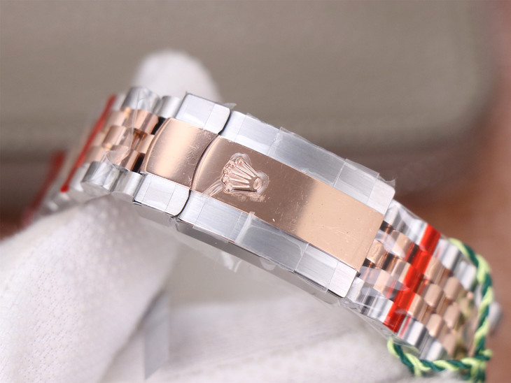 勞力士日誌41mm 1比1復刻 tw勞力士間玫瑰金日誌 126331 鉆石刻度￥3480-高仿錶