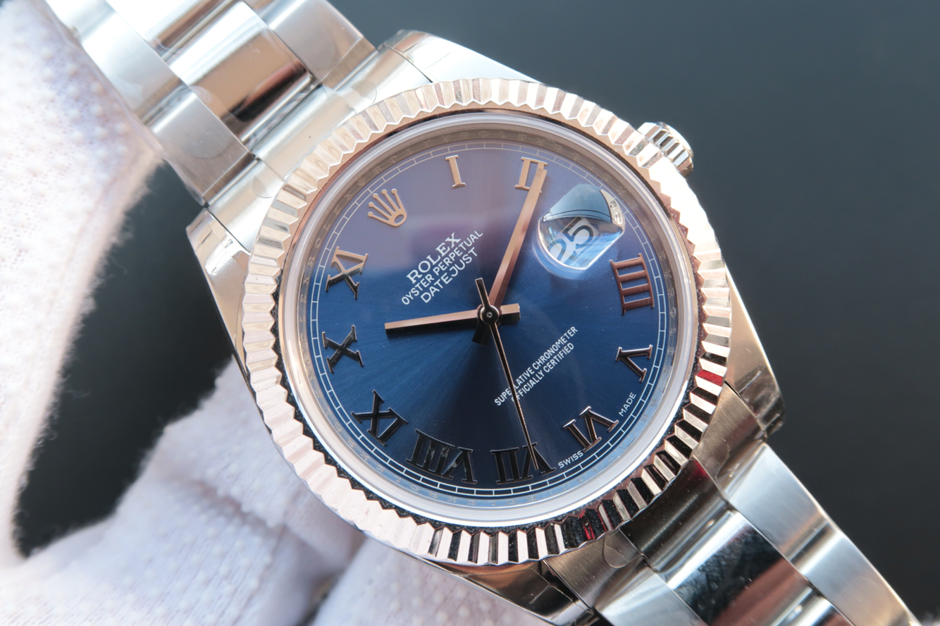 勞力士日誌41藍盤復刻手錶 ew廠勞力士日誌型116334￥3180-高仿錶