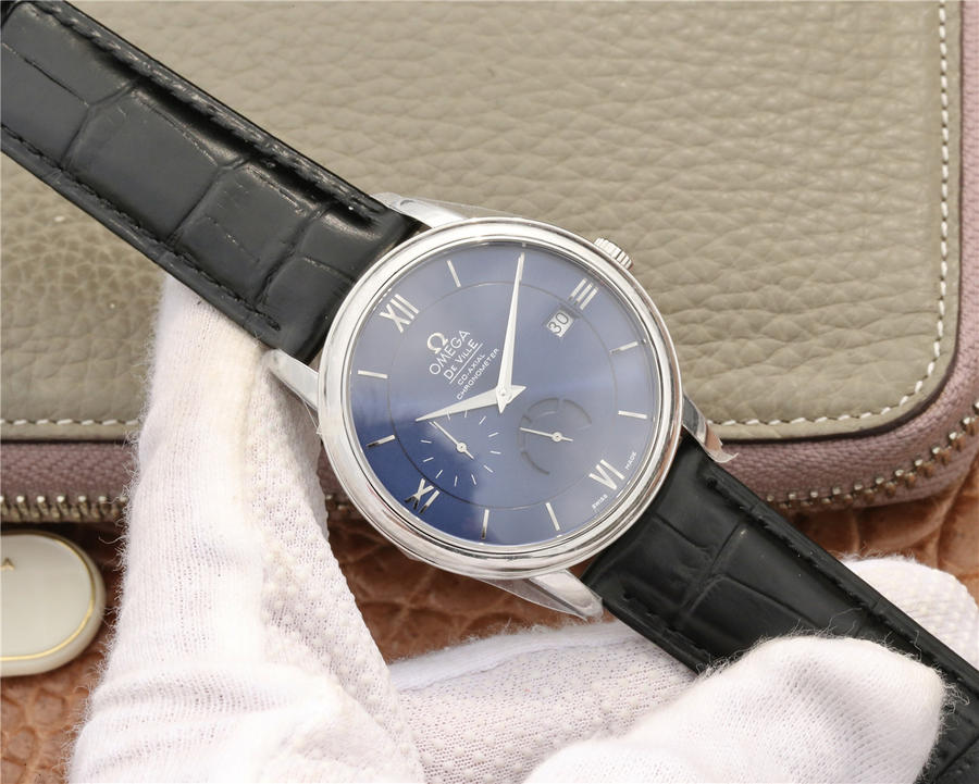 歐米茄蝶飛藍盤高仿 DV歐米茄動顯蝶飛424.13.40.21.03.001￥3180-高仿錶