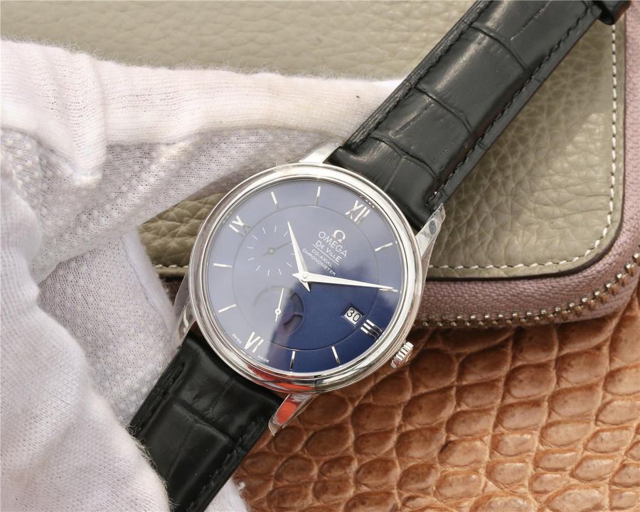 歐米茄蝶飛藍盤高仿 DV歐米茄動顯蝶飛424.13.40.21.03.001￥3180-高仿錶