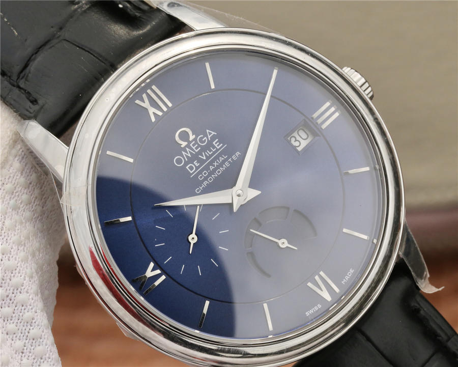 歐米茄蝶飛藍盤高仿 DV歐米茄動顯蝶飛424.13.40.21.03.001￥3180-高仿錶