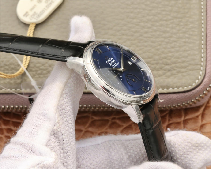 歐米茄蝶飛藍盤高仿 DV歐米茄動顯蝶飛424.13.40.21.03.001￥3180-高仿錶