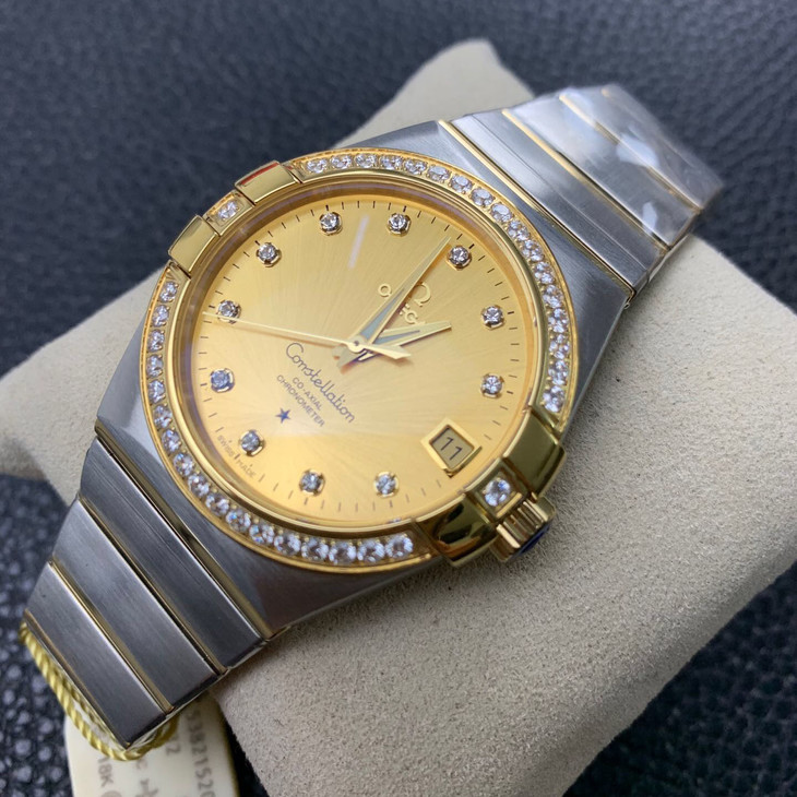 歐米茄星座男錶1比1復刻 sss 123.25.38.21.58.001 機械男錶 38mm￥3180-高仿錶