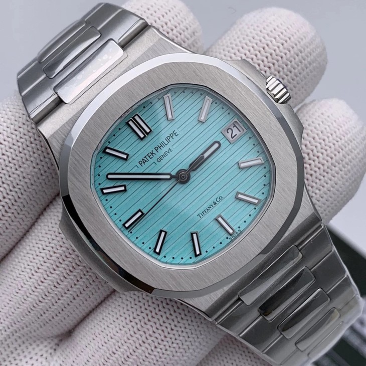1比1復刻百達翡麗鸚鵡螺蒂芙尼藍 5711 3k出品 經典機械男錶￥4680-高仿錶