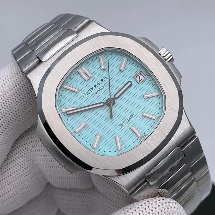 1比1復刻百達翡麗鸚鵡螺蒂芙尼藍 5711 3k出品 經典機械男錶￥4680-高仿錶
