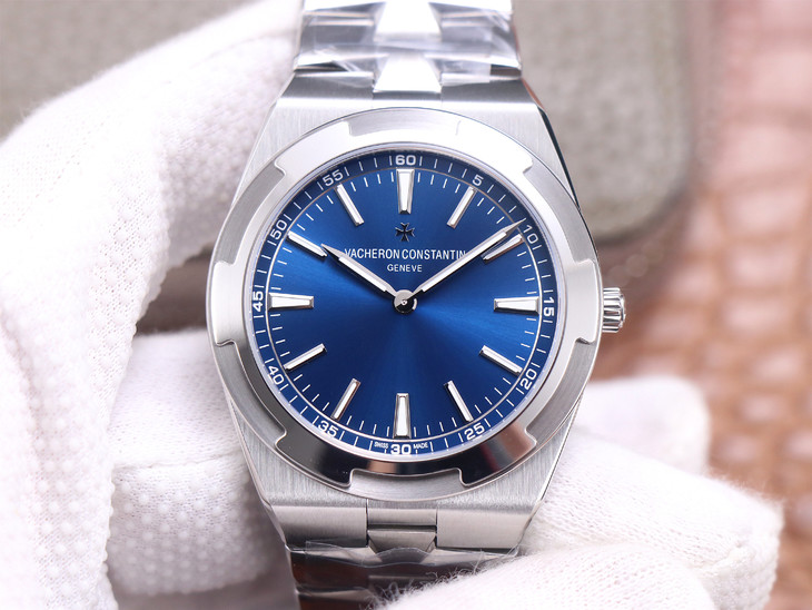 1比1高仿江詩丹頓縱橫四海男士手錶 xf江詩丹頓2000V 騷藍￥4580-高仿錶