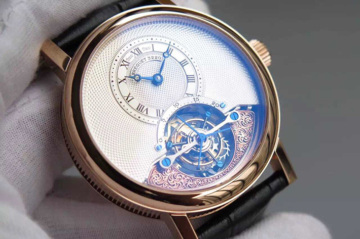 寶璣Breguet CLASSIQUE COMPLICATIONS經典復雜繫列 3357BA/12/986 真陀飛輪 男士￥8880-高仿錶