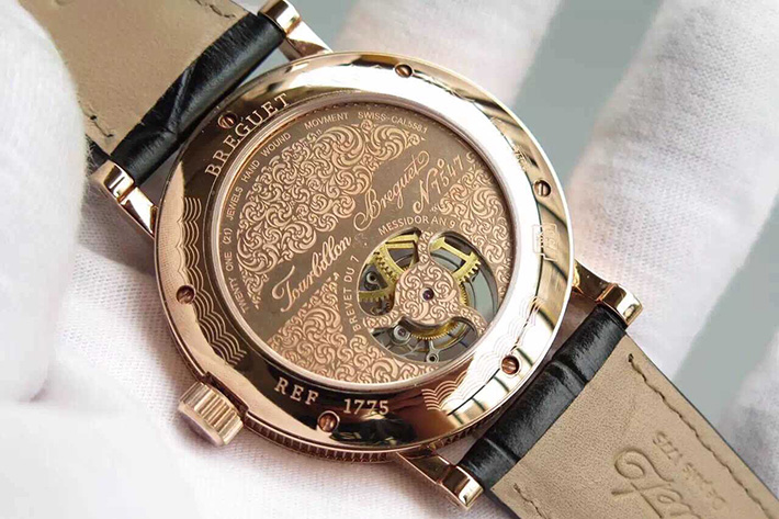 寶璣Breguet CLASSIQUE COMPLICATIONS經典復雜繫列 3357BA/12/986 真陀飛輪 男士￥8880-高仿錶