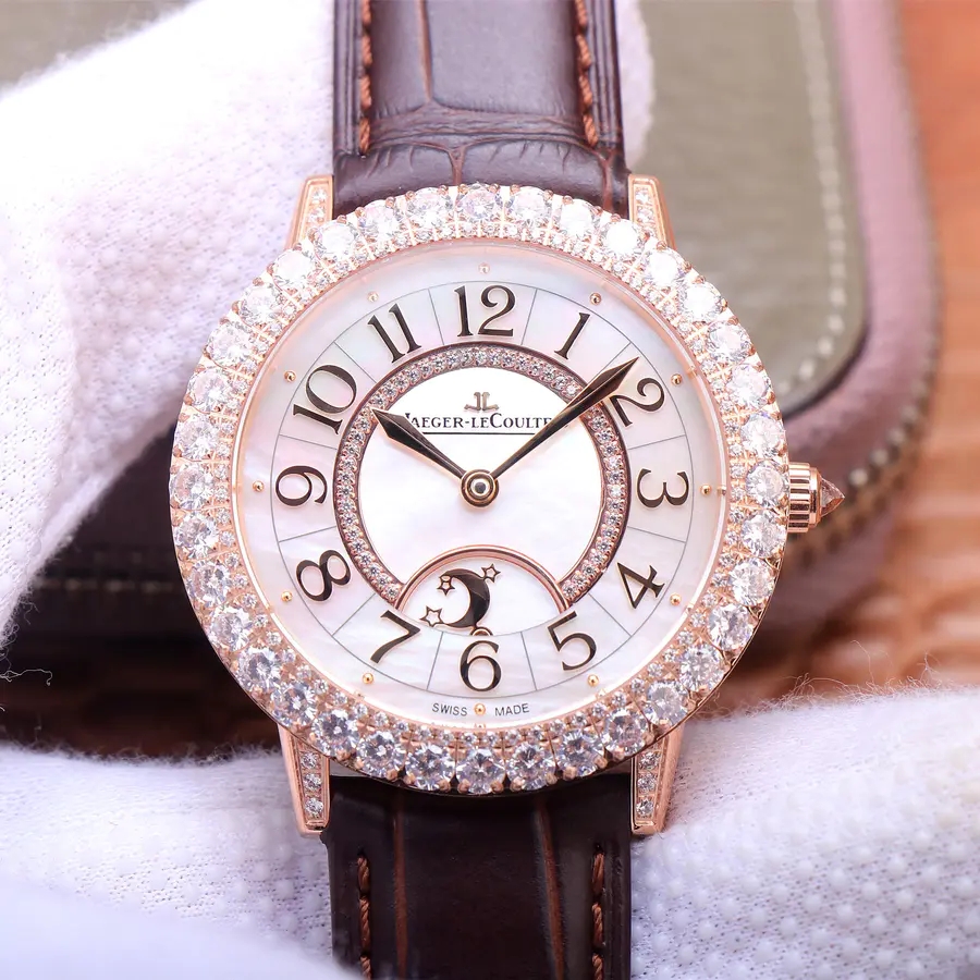 一比一高仿積家月相女錶 ZF廠積家約會繫列3432570￥3880-高仿錶