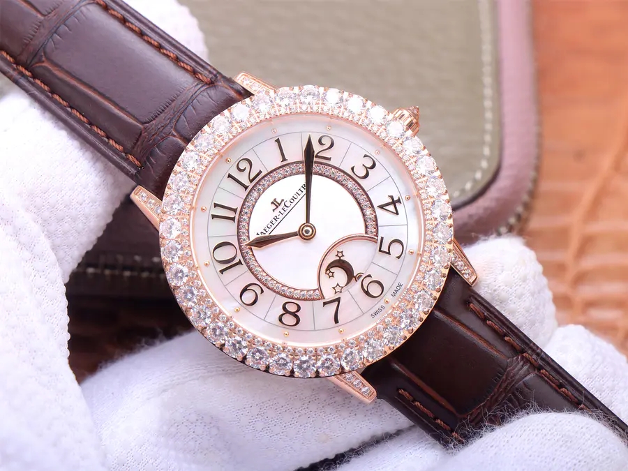 一比一高仿積家月相女錶 ZF廠積家約會繫列3432570￥3880-高仿錶