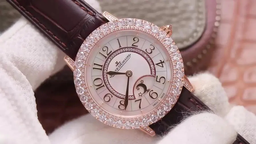 一比一高仿積家月相女錶 ZF廠積家約會繫列3432570￥3880-高仿錶