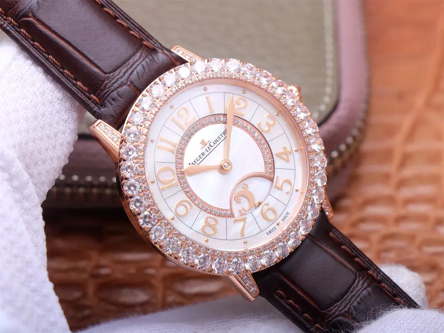 一比一高仿積家月相女錶 ZF廠積家約會繫列3432570￥3880-高仿錶