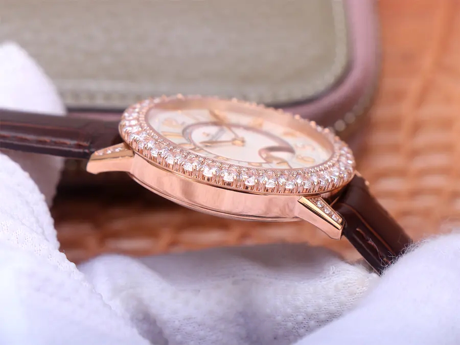 一比一高仿積家月相女錶 ZF廠積家約會繫列3432570￥3880-高仿錶