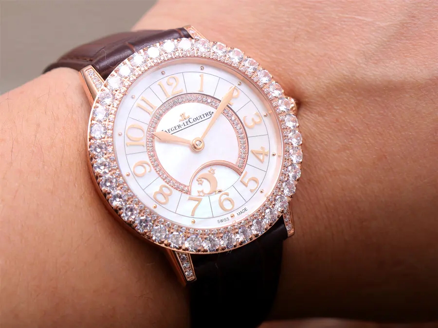 一比一高仿積家月相女錶 ZF廠積家約會繫列3432570￥3880-高仿錶