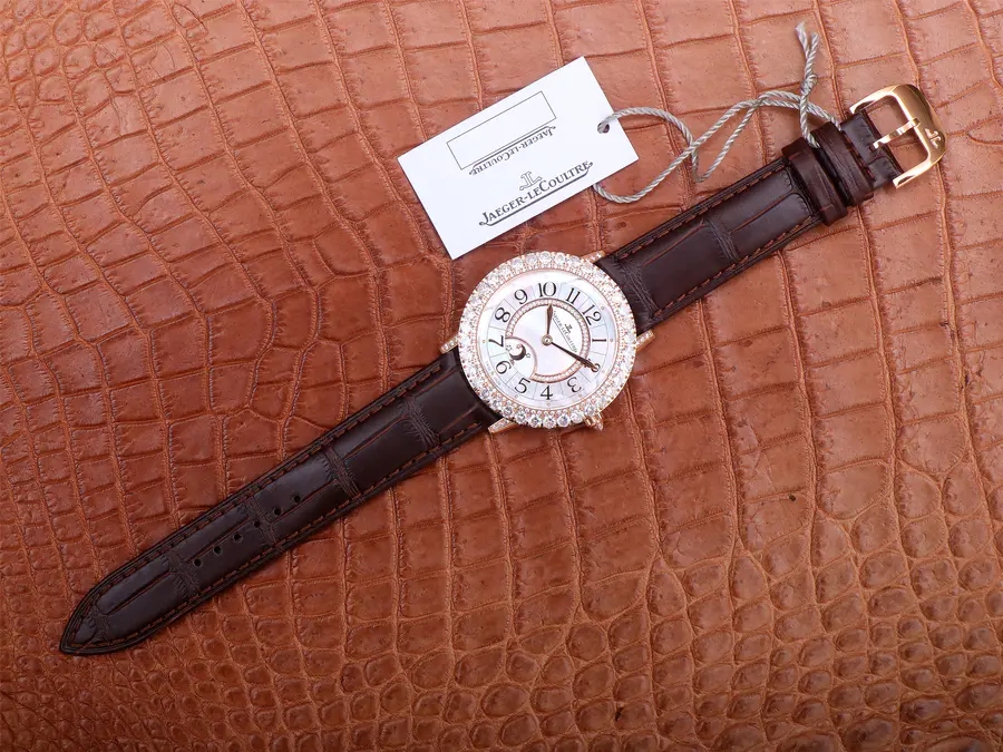 一比一高仿積家月相女錶 ZF廠積家約會繫列3432570￥3880-高仿錶