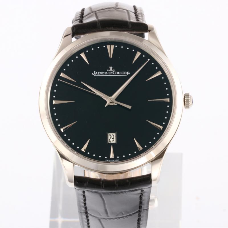 1比1復刻積家大師繫列 zf積家超薄大師 1288420 黑盤￥3180-高仿錶